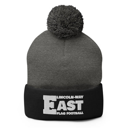 Pom-Pom Beanie | LWE Flag Football | Vanguard Logo