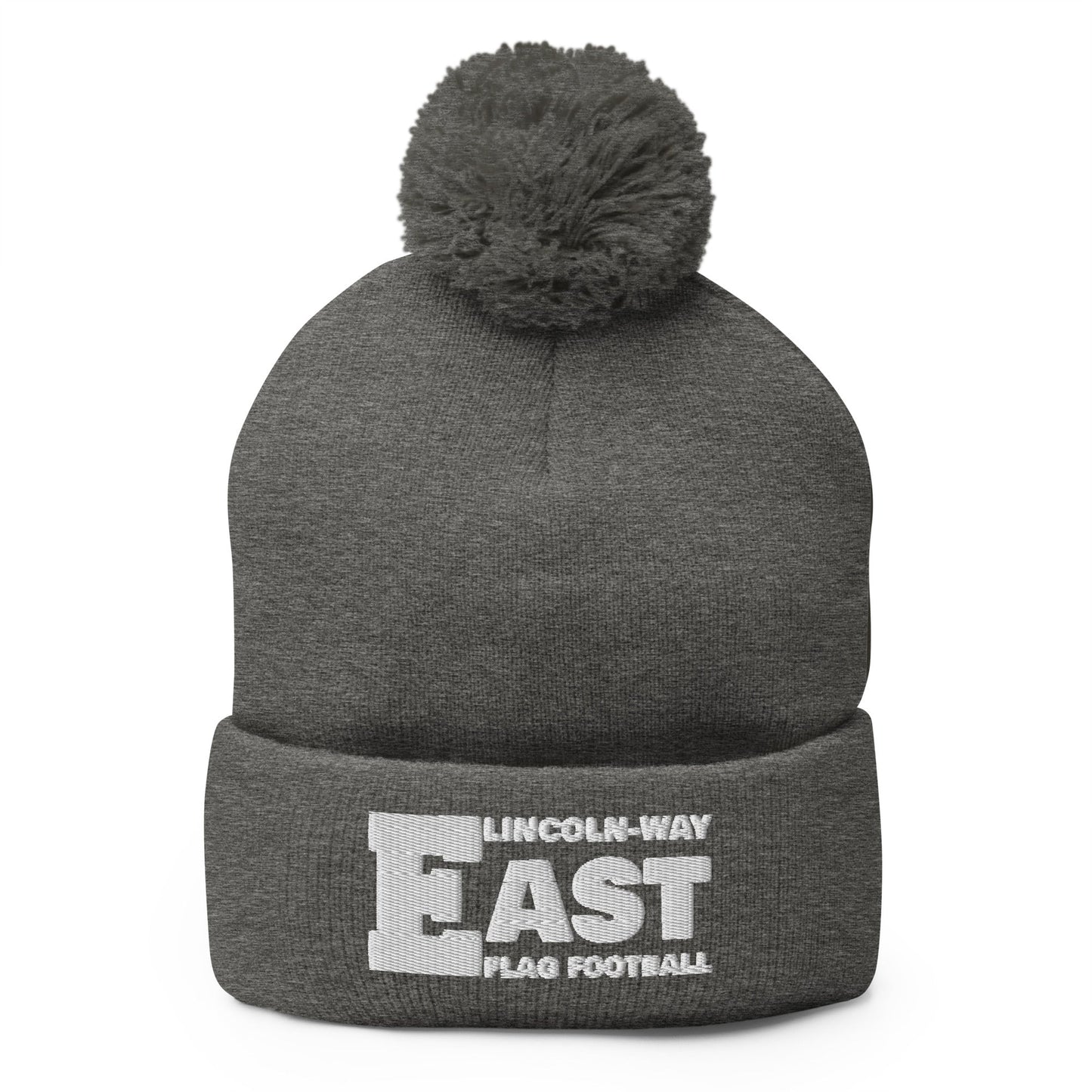 Pom-Pom Beanie | LWE Flag Football | Vanguard Logo