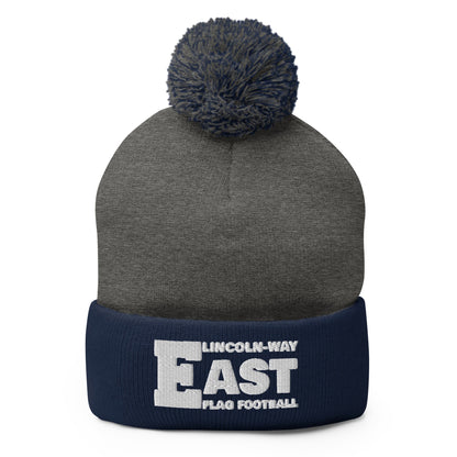 Pom-Pom Beanie | LWE Flag Football | Vanguard Logo
