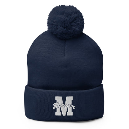 Pom-Pom Beanie | Mariner girls soccer | Script Logo