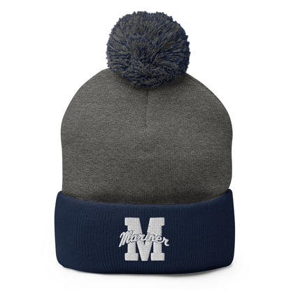 Pom-Pom Beanie | Mariner girls soccer | Script Logo