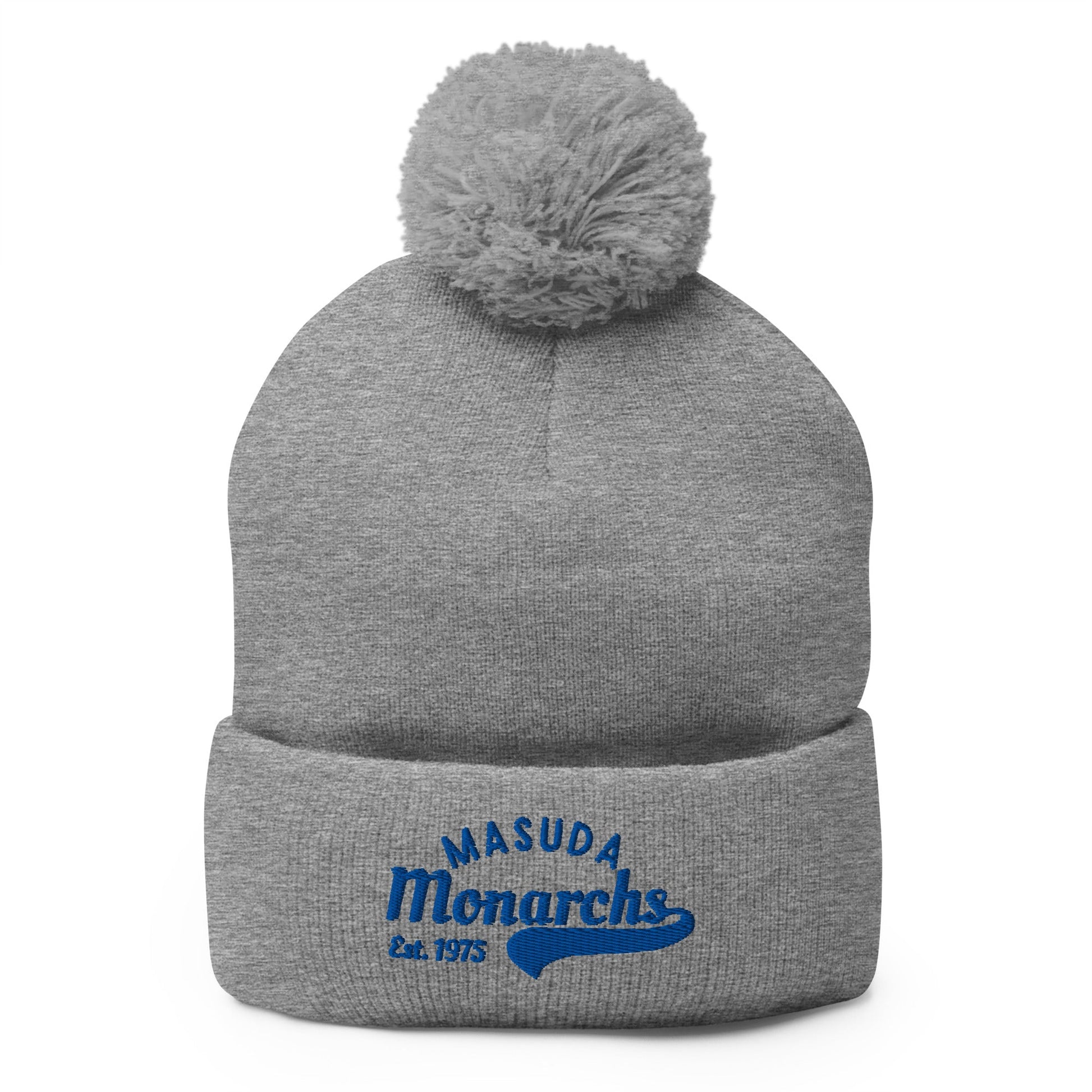 Pom - Pom Beanie | Masuda Middle School | Script Logo
