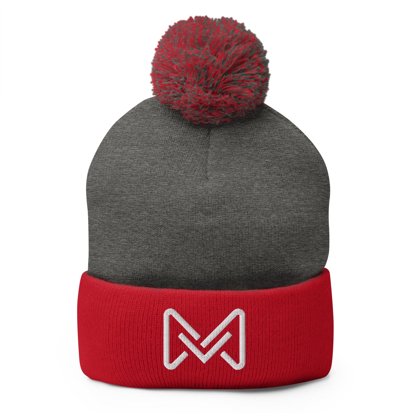 Pom-Pom Beanie | Maximum Velocity Youth Sports | Crest Logo