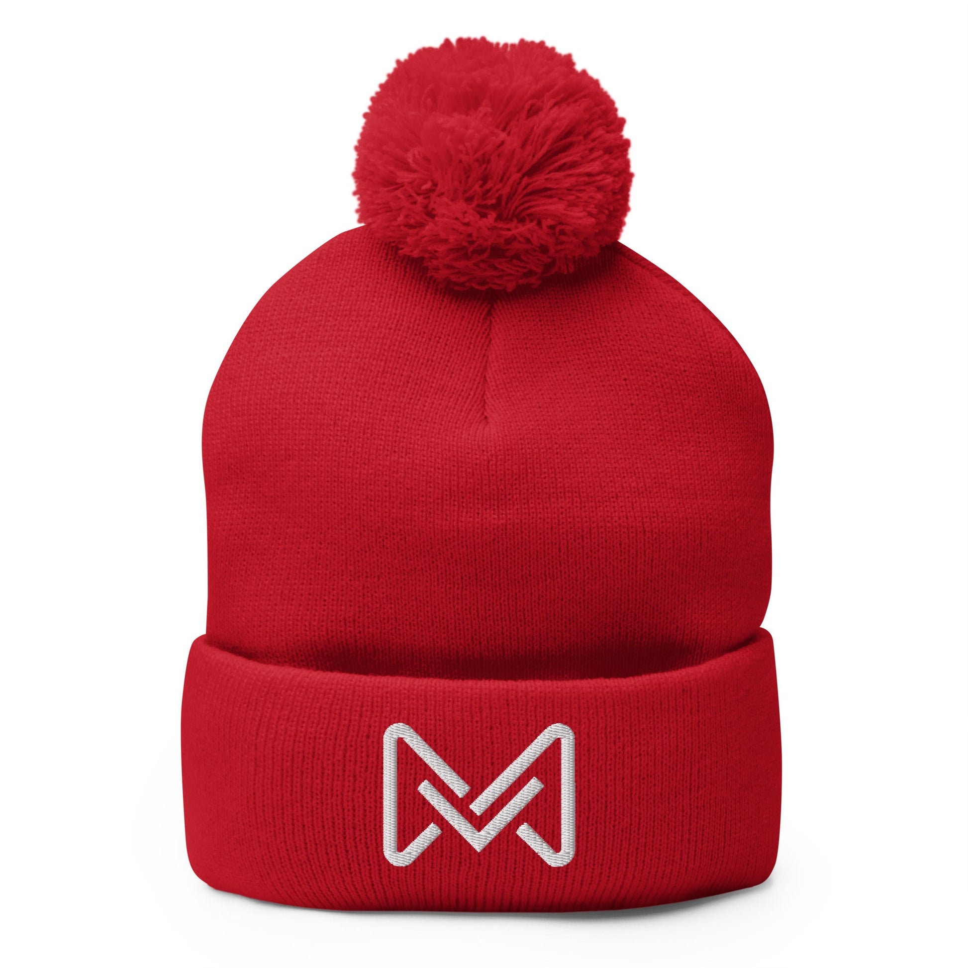 Pom-Pom Beanie | Maximum Velocity Youth Sports | Crest Logo