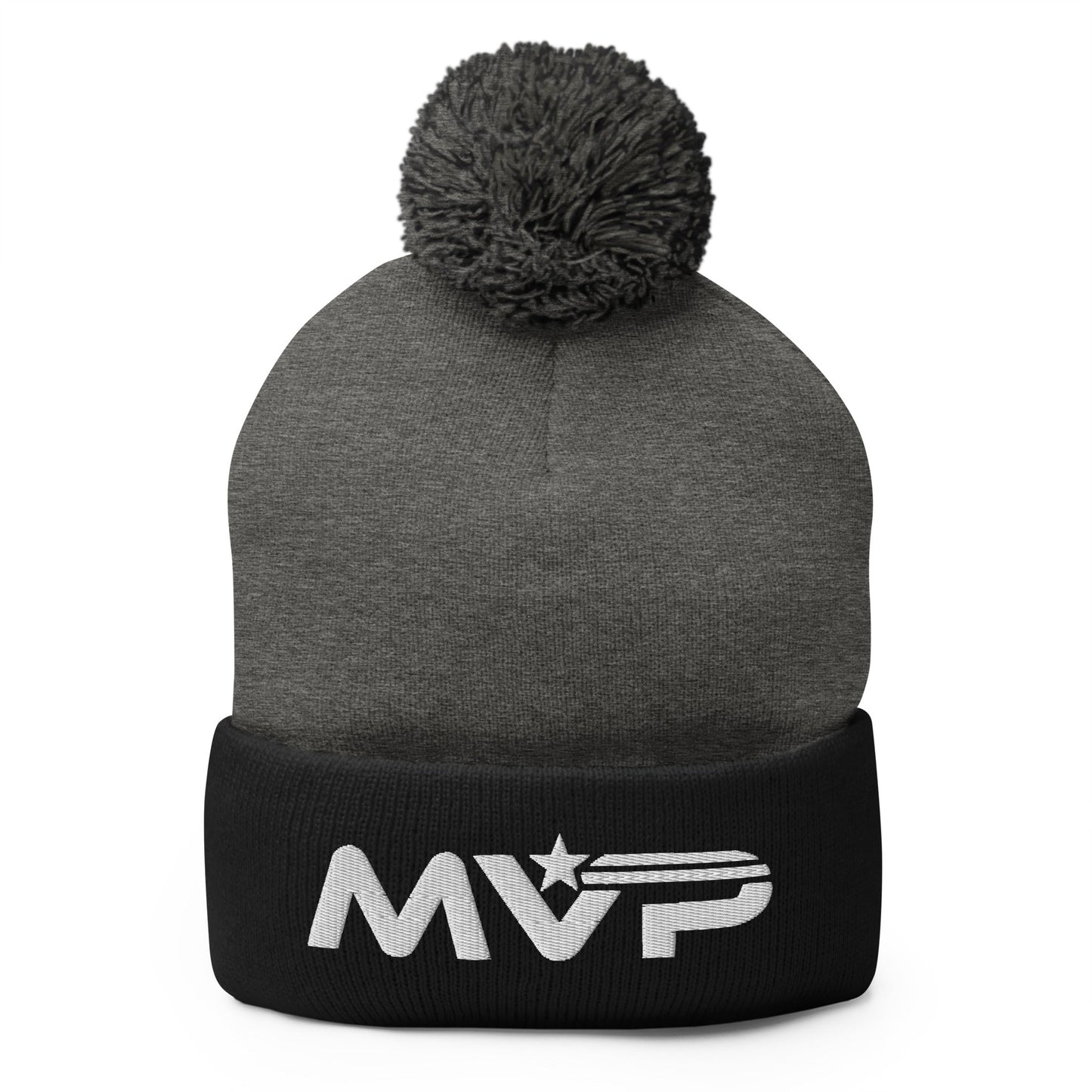 Pom-Pom Beanie | Maximum Velocity Youth Sports | Vanguard Logo