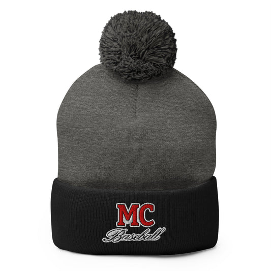 Pom - Pom Beanie | MC Baseball | Mark Logo
