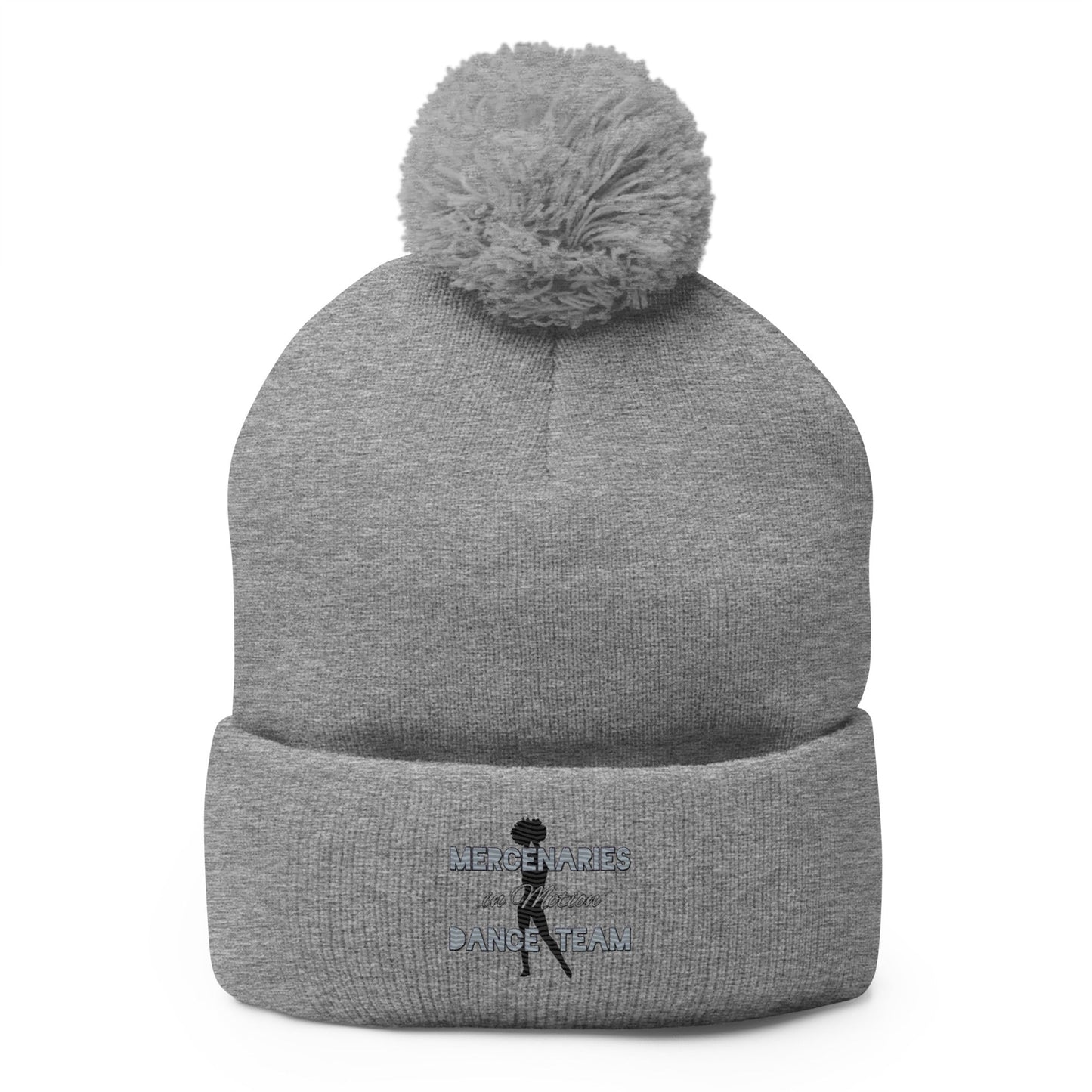 Pom - Pom Beanie | Mercenaries in Motion Dance Team | Silhouette Logo