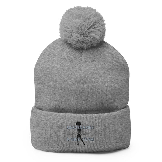 Pom - Pom Beanie | Mercenaries in Motion Dance Team | Silhouette Logo