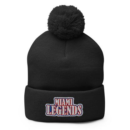 Pom - Pom Beanie | Miami Legends Football | King Shield Logo