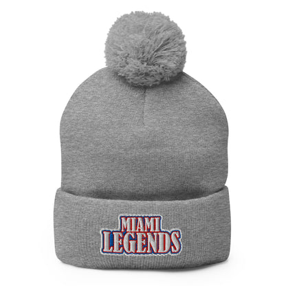 Pom - Pom Beanie | Miami Legends Football | King Shield Logo