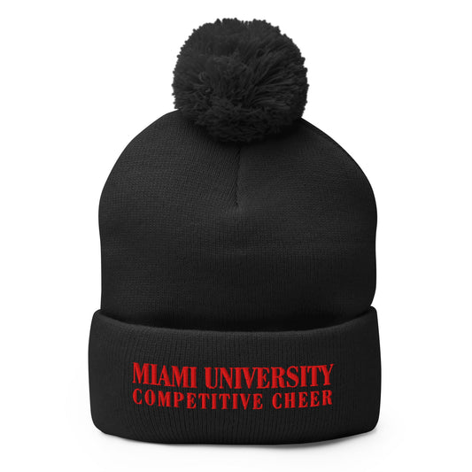 Pom - Pom Beanie | Miami University Competitive Cheer Team