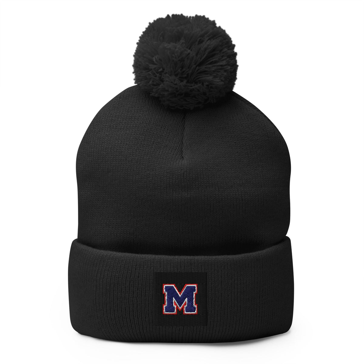 Pom-Pom Beanie | Michigan Select Baseball | M Lettermark Logo