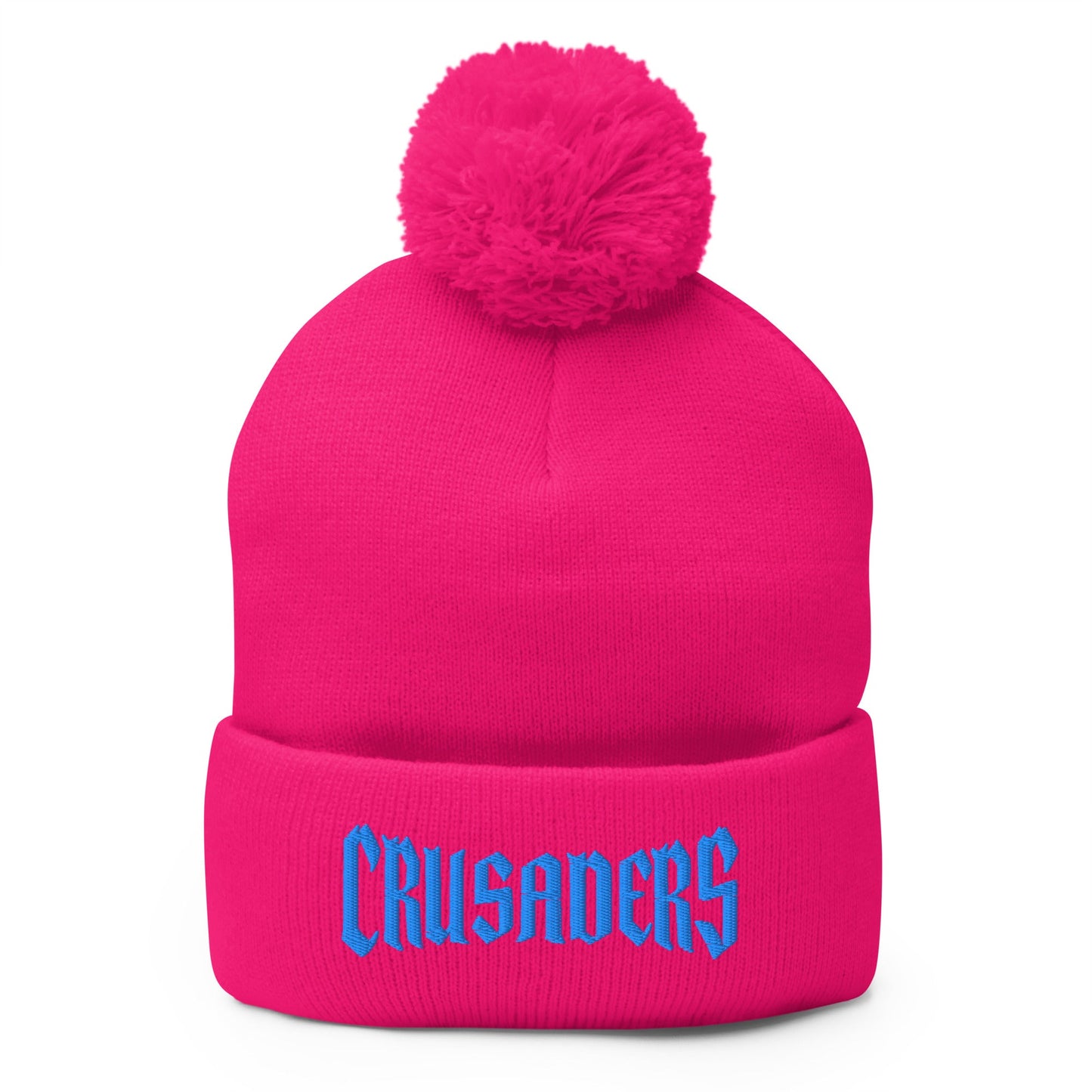 Pom - Pom Beanie | Mid Ohio Crusaders | Script Logo