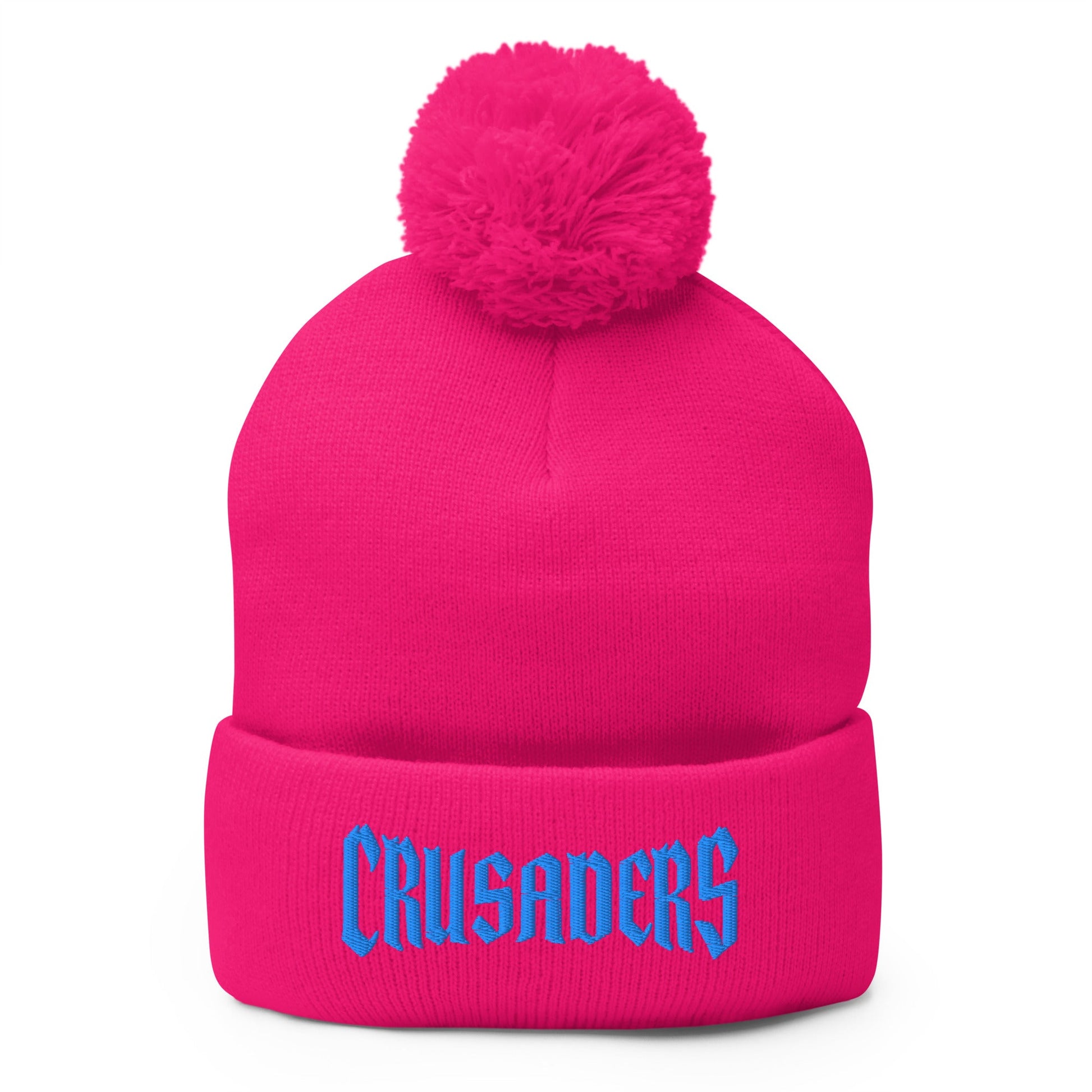 Pom - Pom Beanie | Mid Ohio Crusaders | Script Logo