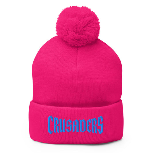 Pom - Pom Beanie | Mid Ohio Crusaders | Script Logo