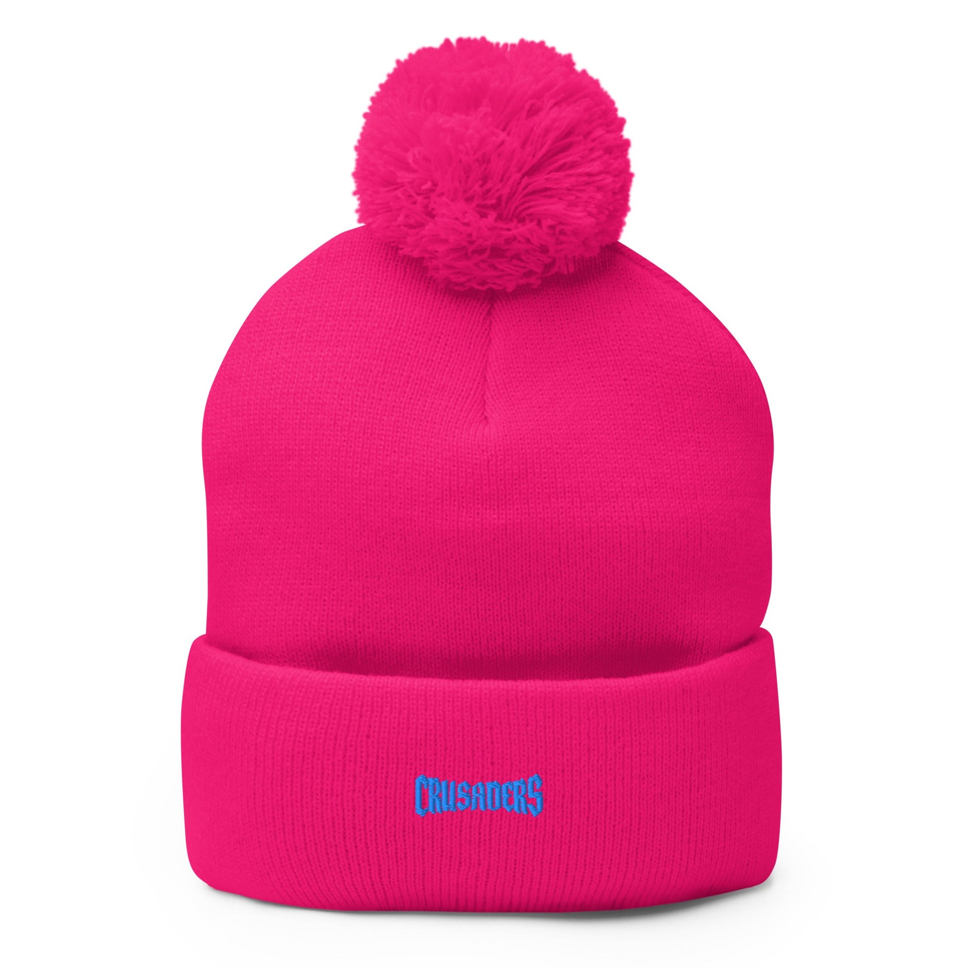 Pom - Pom Beanie | Mid Ohio Crusaders | Script Logo