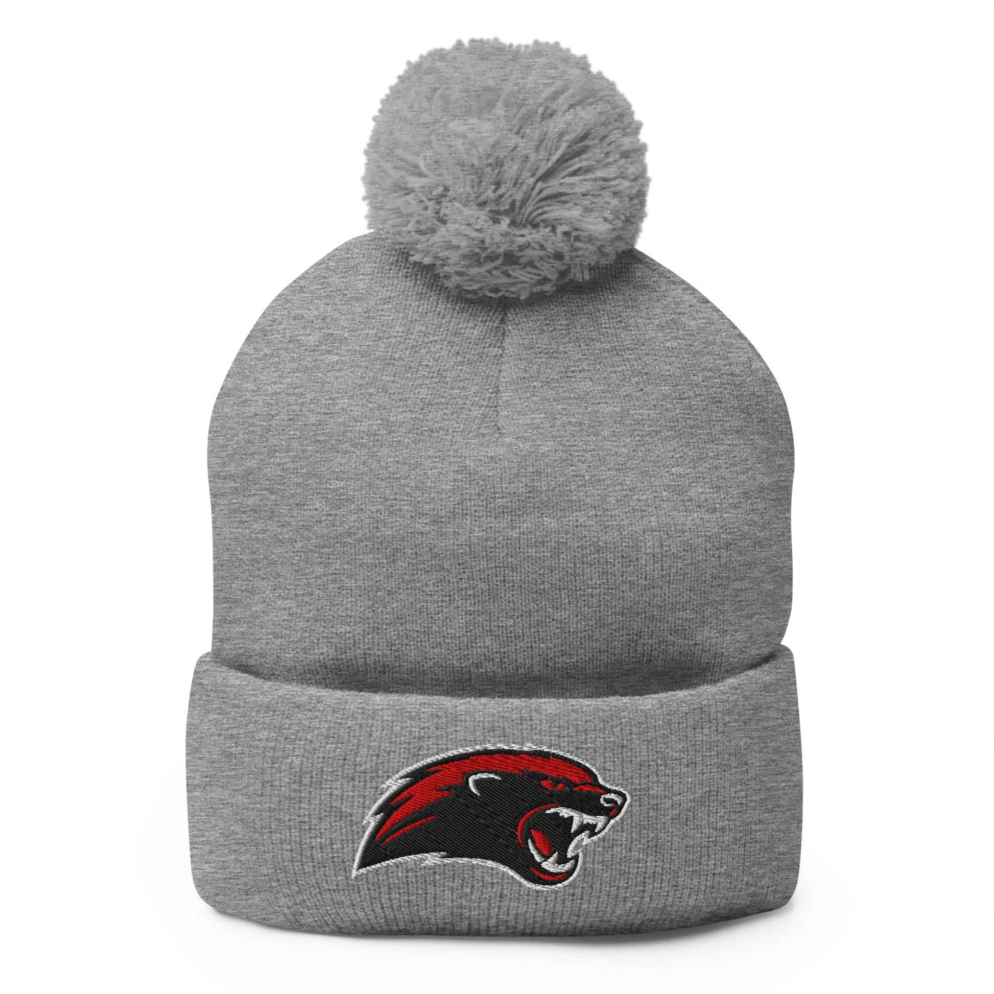 Pom - Pom Beanie | Midwest Badgers | Emblem Logo