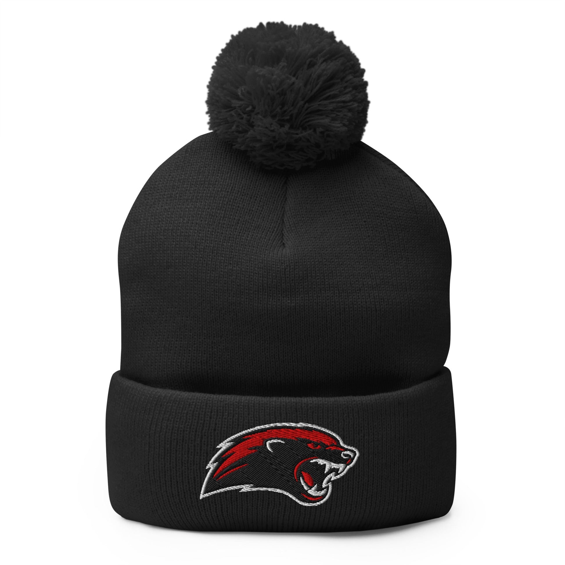 Pom - Pom Beanie | Midwest Badgers | Emblem Logo
