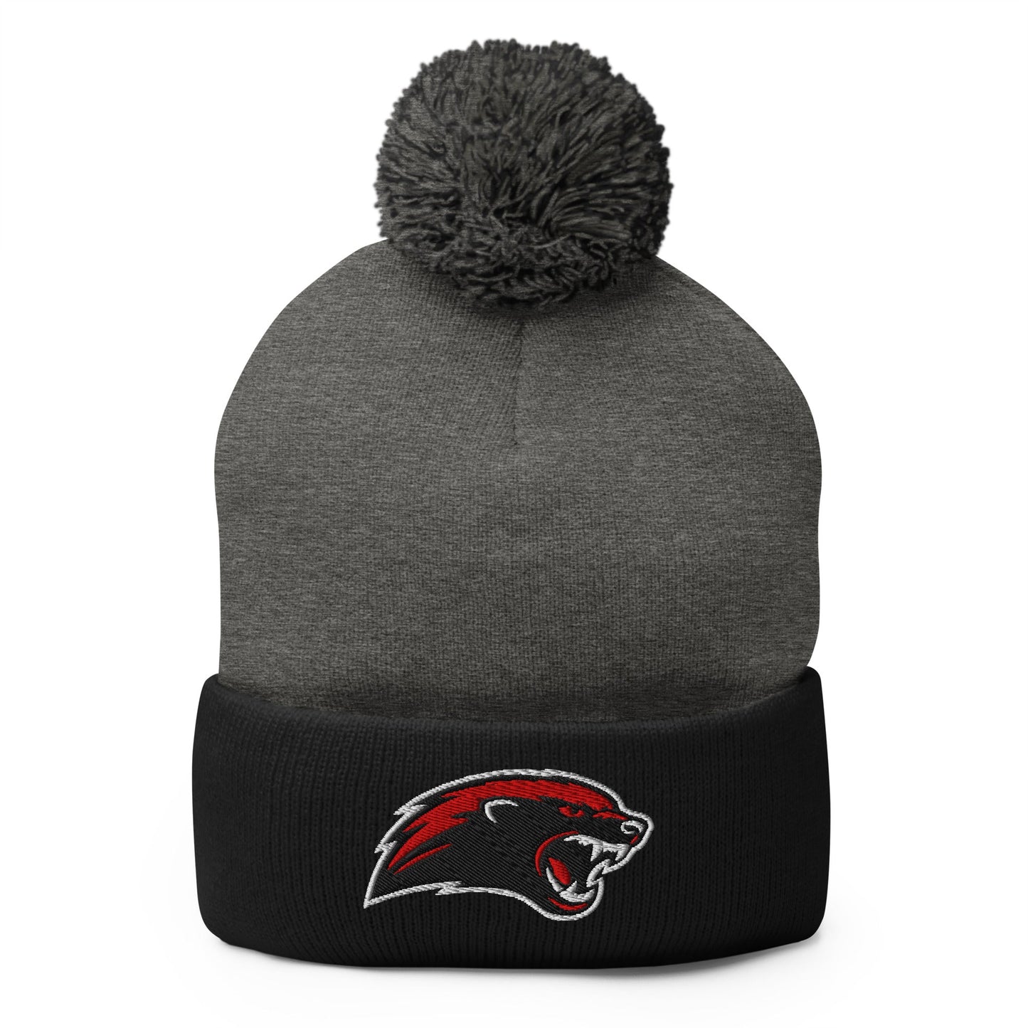 Pom - Pom Beanie | Midwest Badgers | Emblem Logo