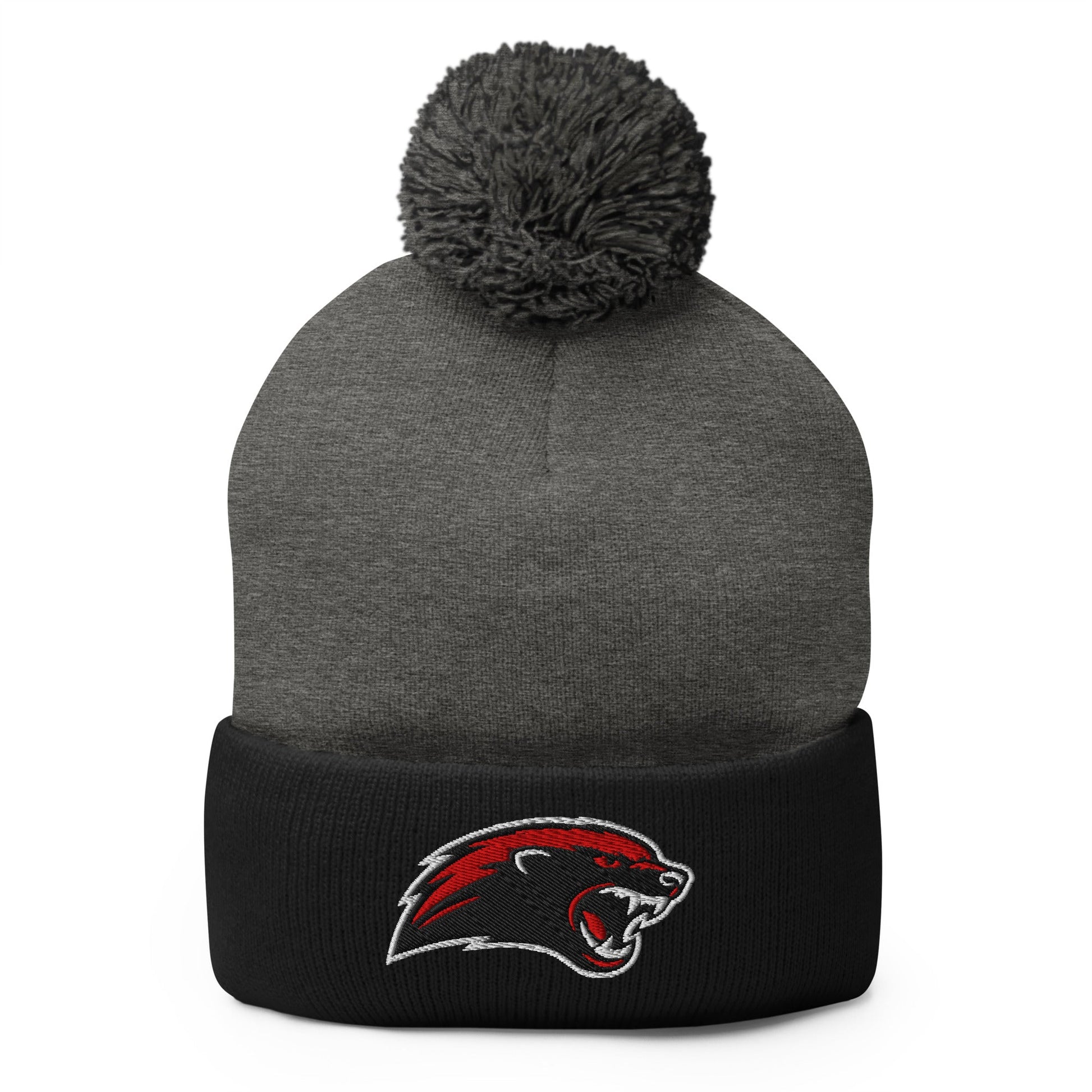 Pom - Pom Beanie | Midwest Badgers | Emblem Logo