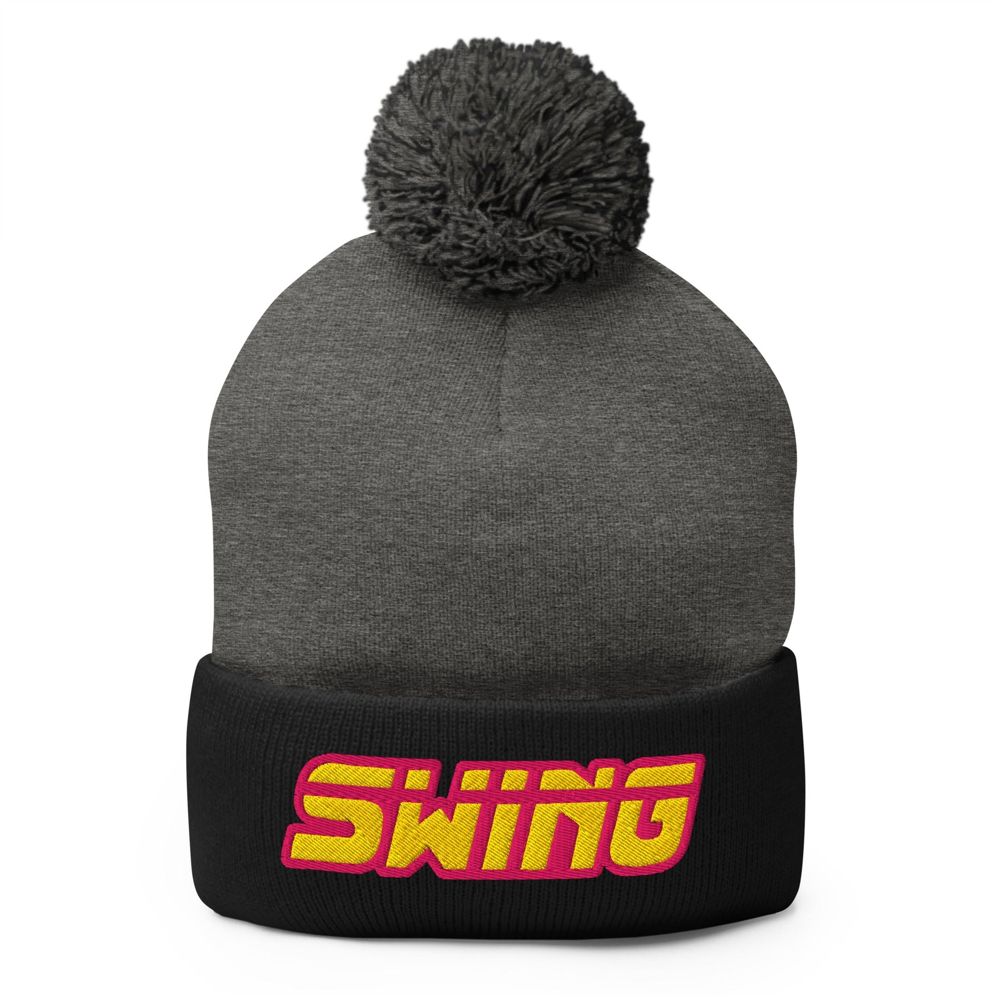 Pom - Pom Beanie | Midwest Swing Softball | Mark Logo