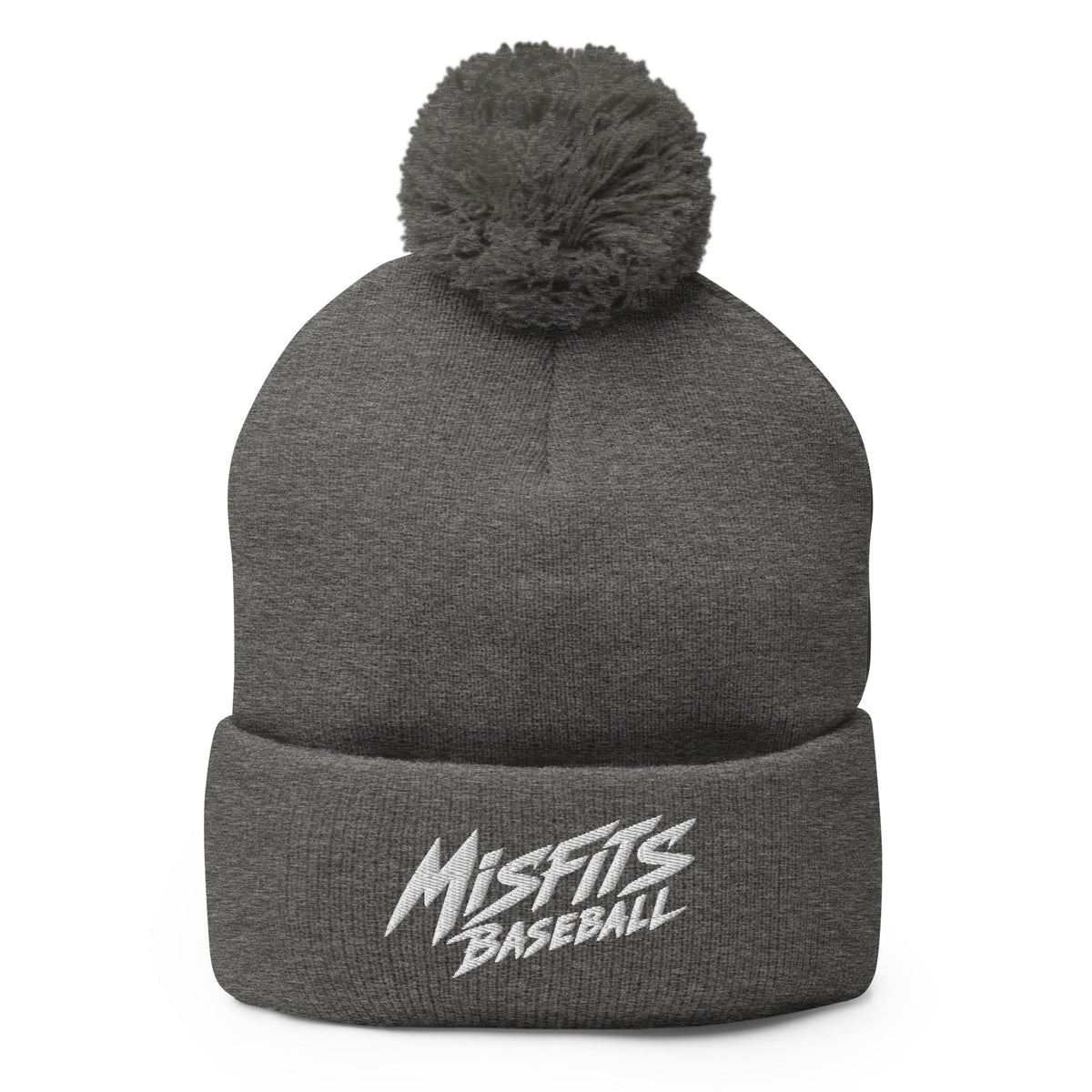 Pom-Pom Beanie | Misfits Baseball | Athletics Logo