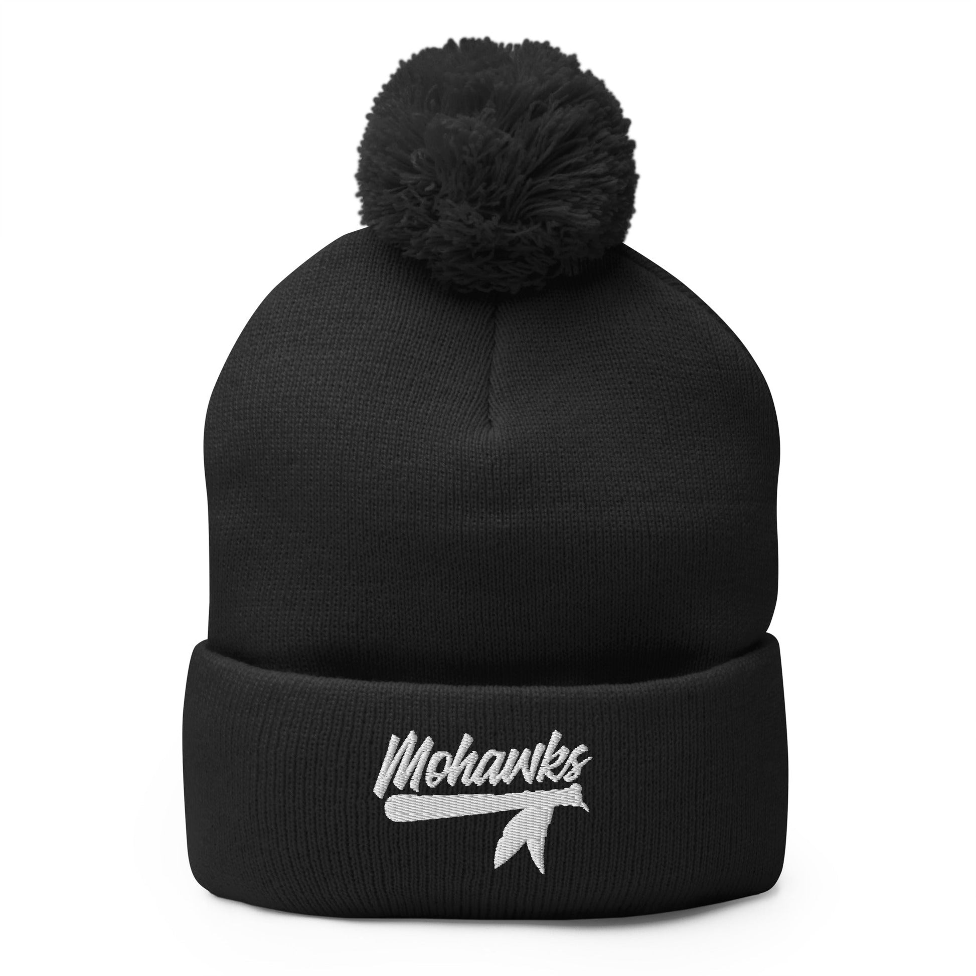 Pom - Pom Beanie | Mohawks | Victory Feather Logo