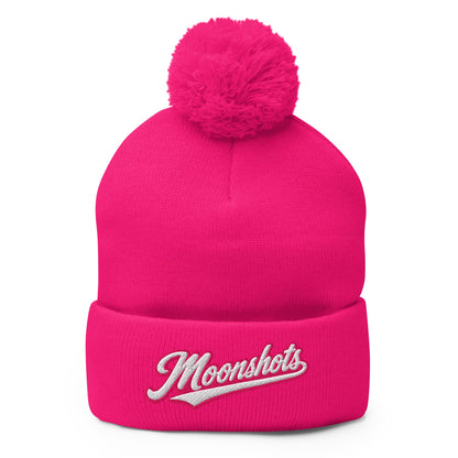 Pom - Pom Beanie | Moonshots | Script Logo