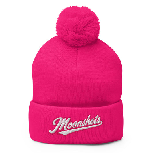 Pom - Pom Beanie | Moonshots | Script Logo
