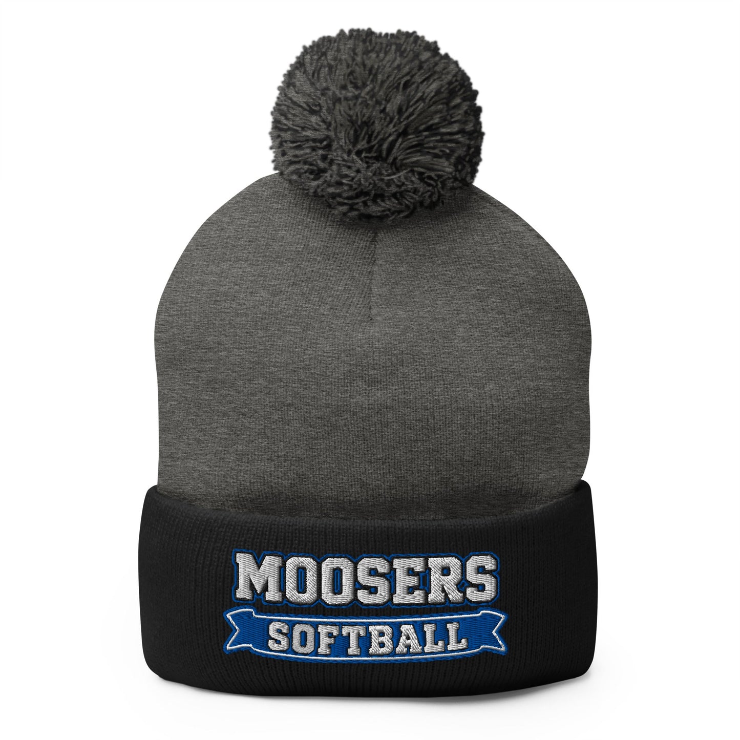 Pom - Pom Beanie | Moosers | Moose Diamond Mark Logo
