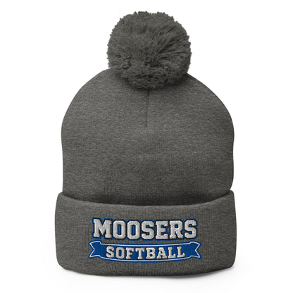 Pom - Pom Beanie | Moosers | Moose Diamond Mark Logo