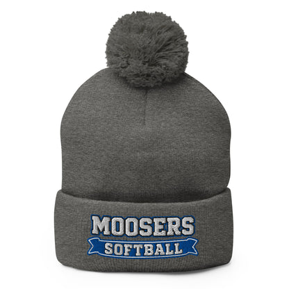 Pom - Pom Beanie | Moosers | Moose Diamond Mark Logo