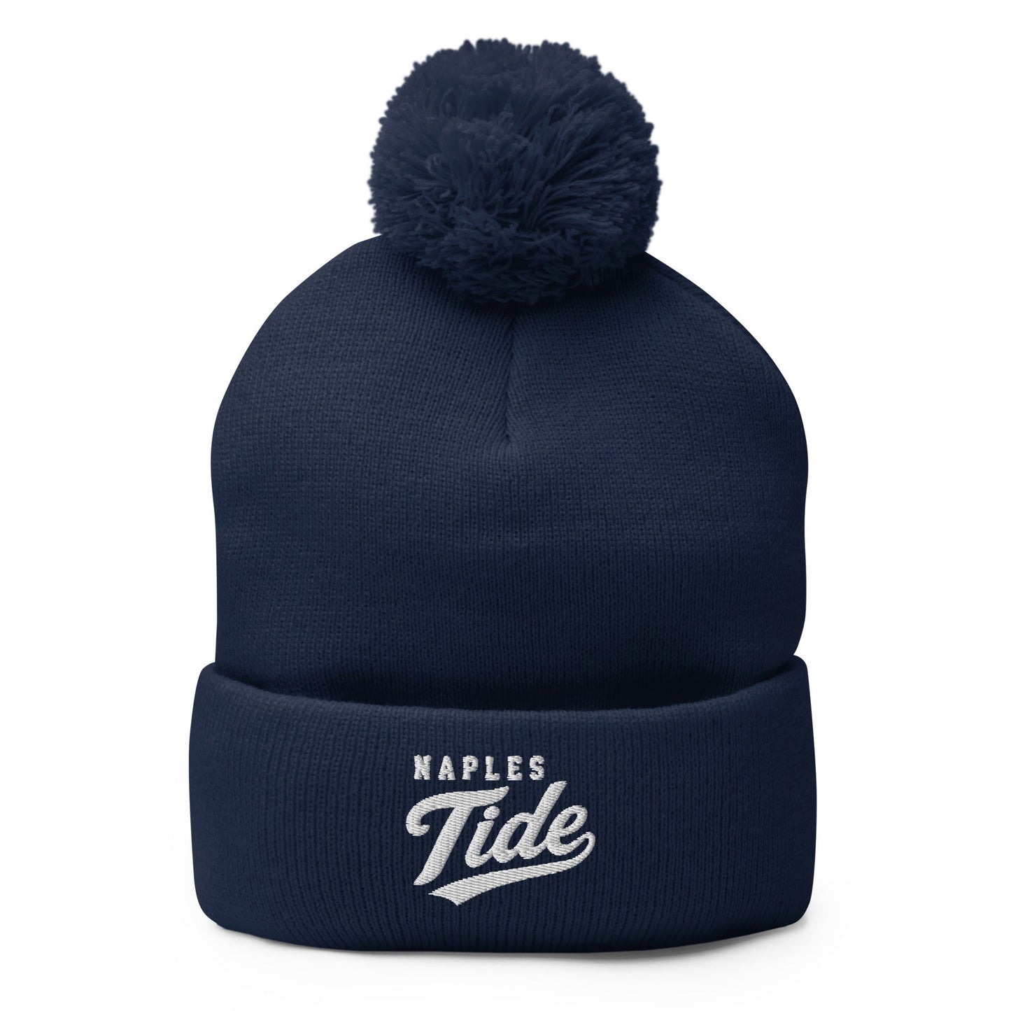 Pom-Pom Beanie | Naples Tide | Crest Logo