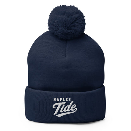 Pom-Pom Beanie | Naples Tide | Crest Logo