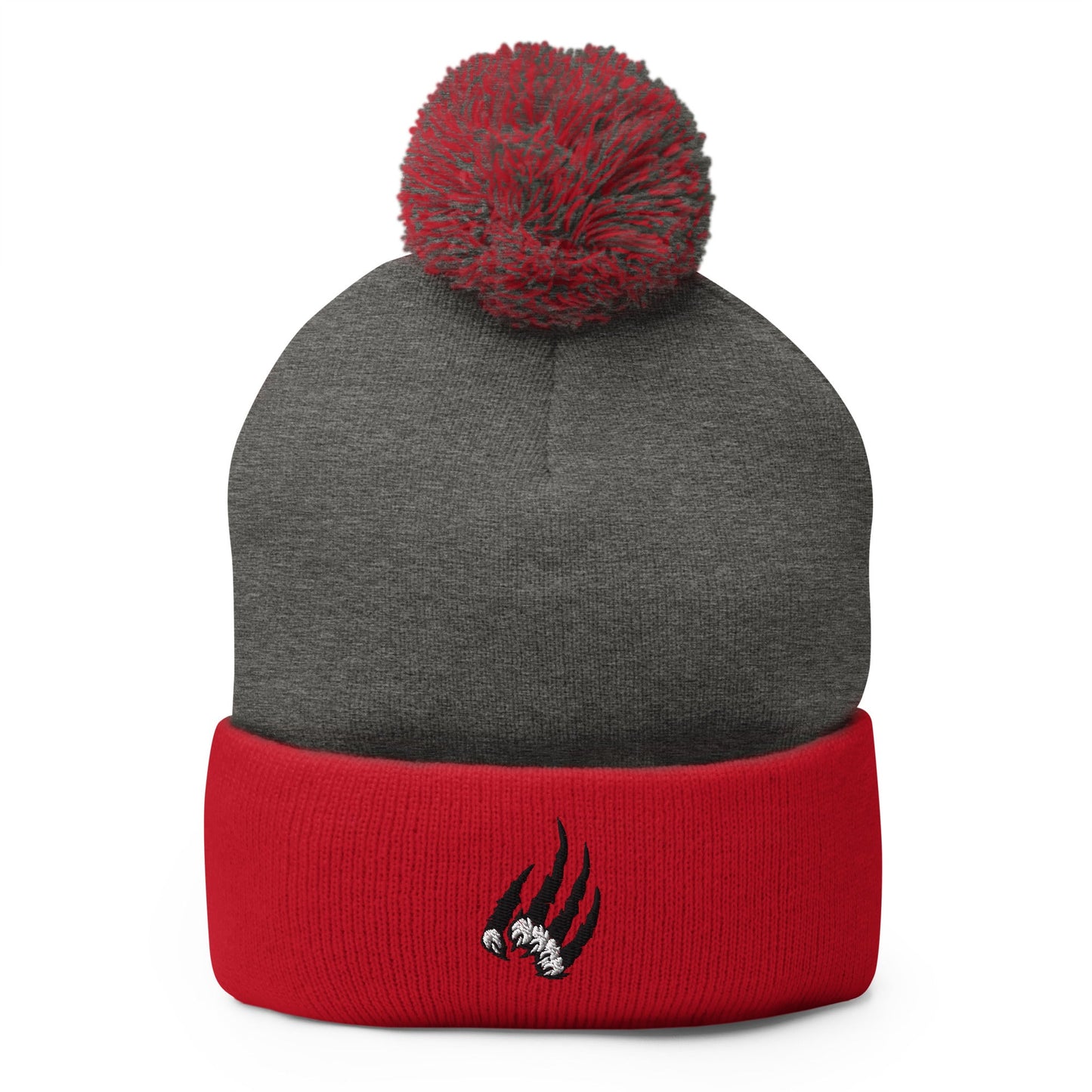 Pom - Pom Beanie | New England Beasts | Claw Logo