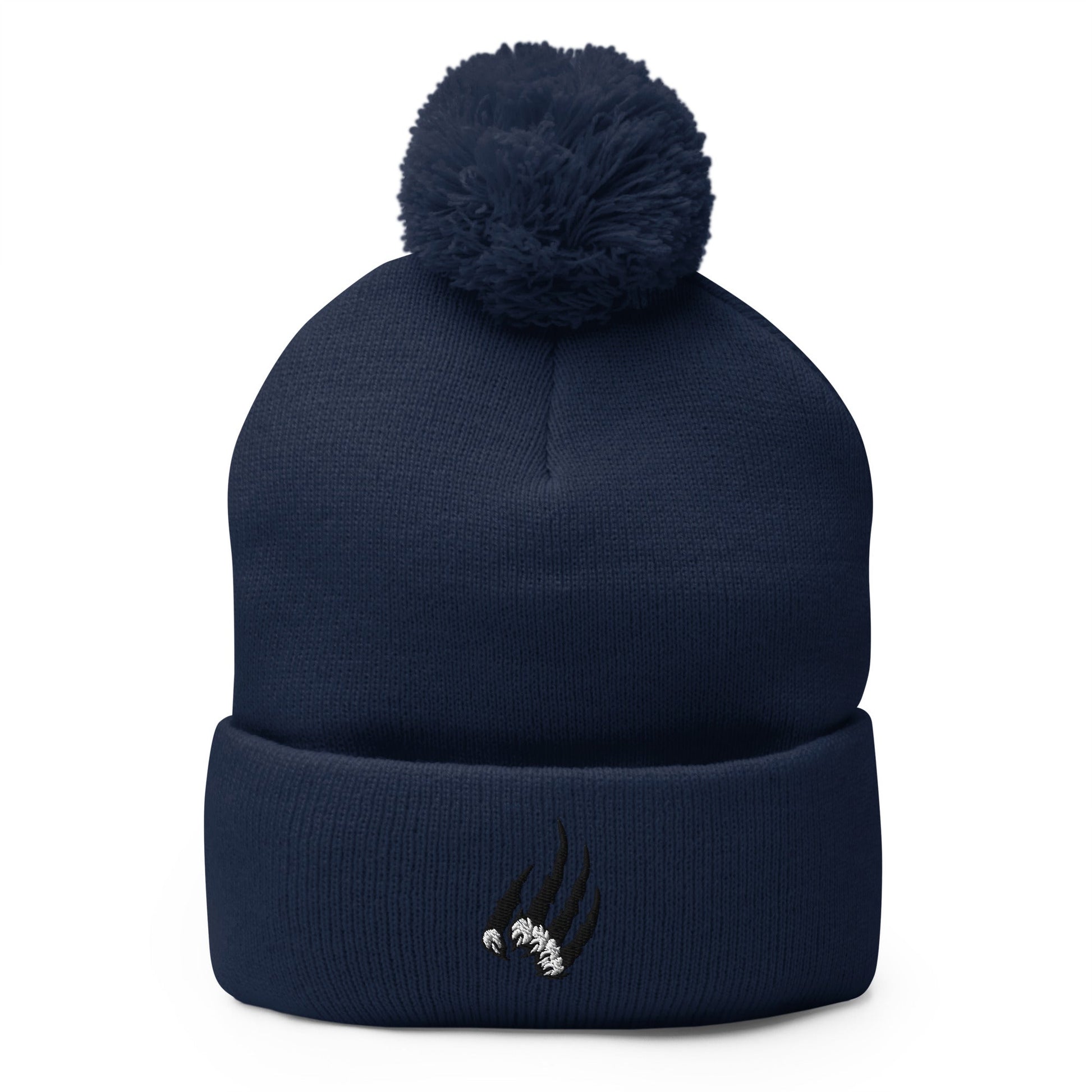 Pom - Pom Beanie | New England Beasts | Claw Logo