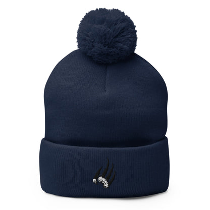 Pom - Pom Beanie | New England Beasts | Claw Logo