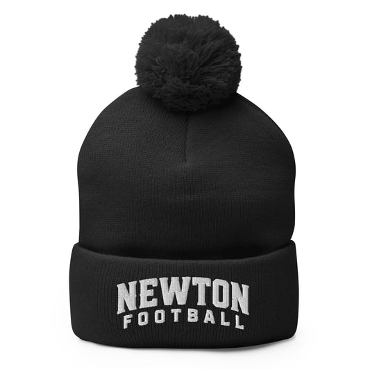 Pom-Pom Beanie | Newton Youth football league | Crest Logo