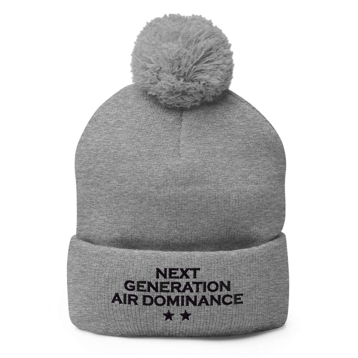 Pom-Pom Beanie | Next Generation Air Dominance | Modern Script Logo