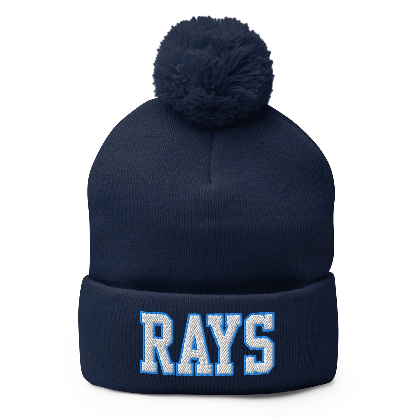 Pom - Pom Beanie | Next Level Rays | Block Logo