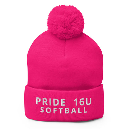 Pom-Pom Beanie | NNY Pride Softball | Emblem Logo