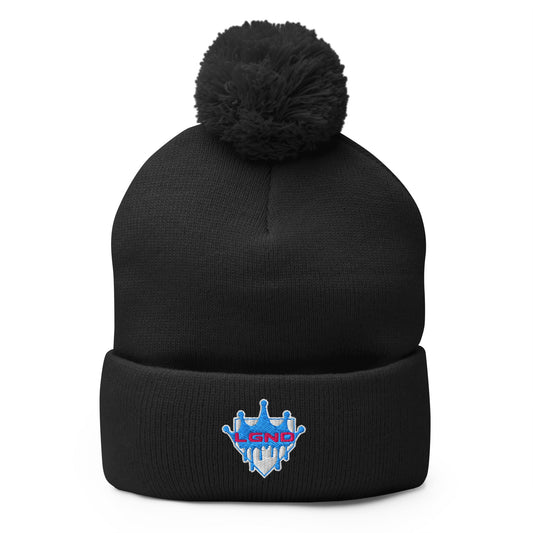 Pom - Pom Beanie | Norcal Legend | Home Plate Logo