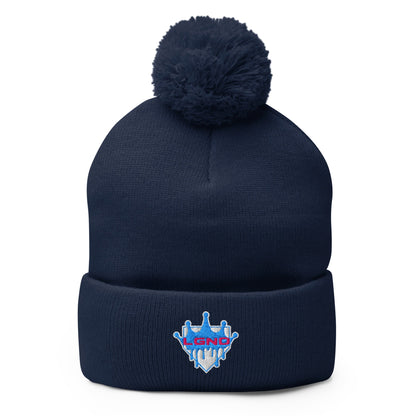 Pom - Pom Beanie | Norcal Legend | Home Plate Logo