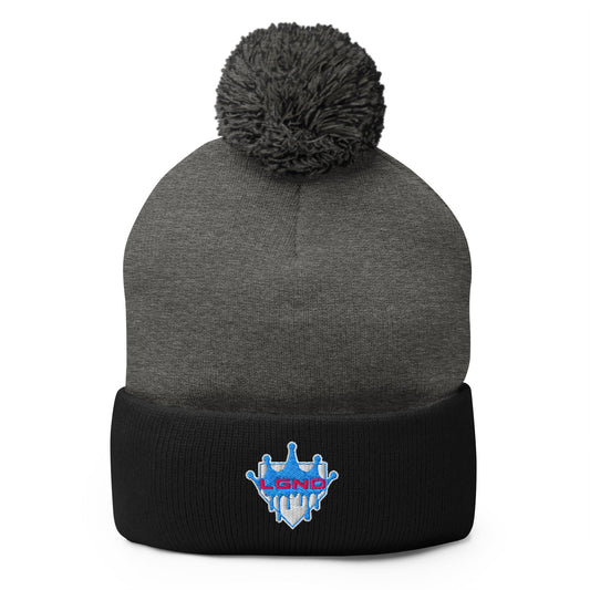 Pom - Pom Beanie | Norcal Legend | Home Plate Logo
