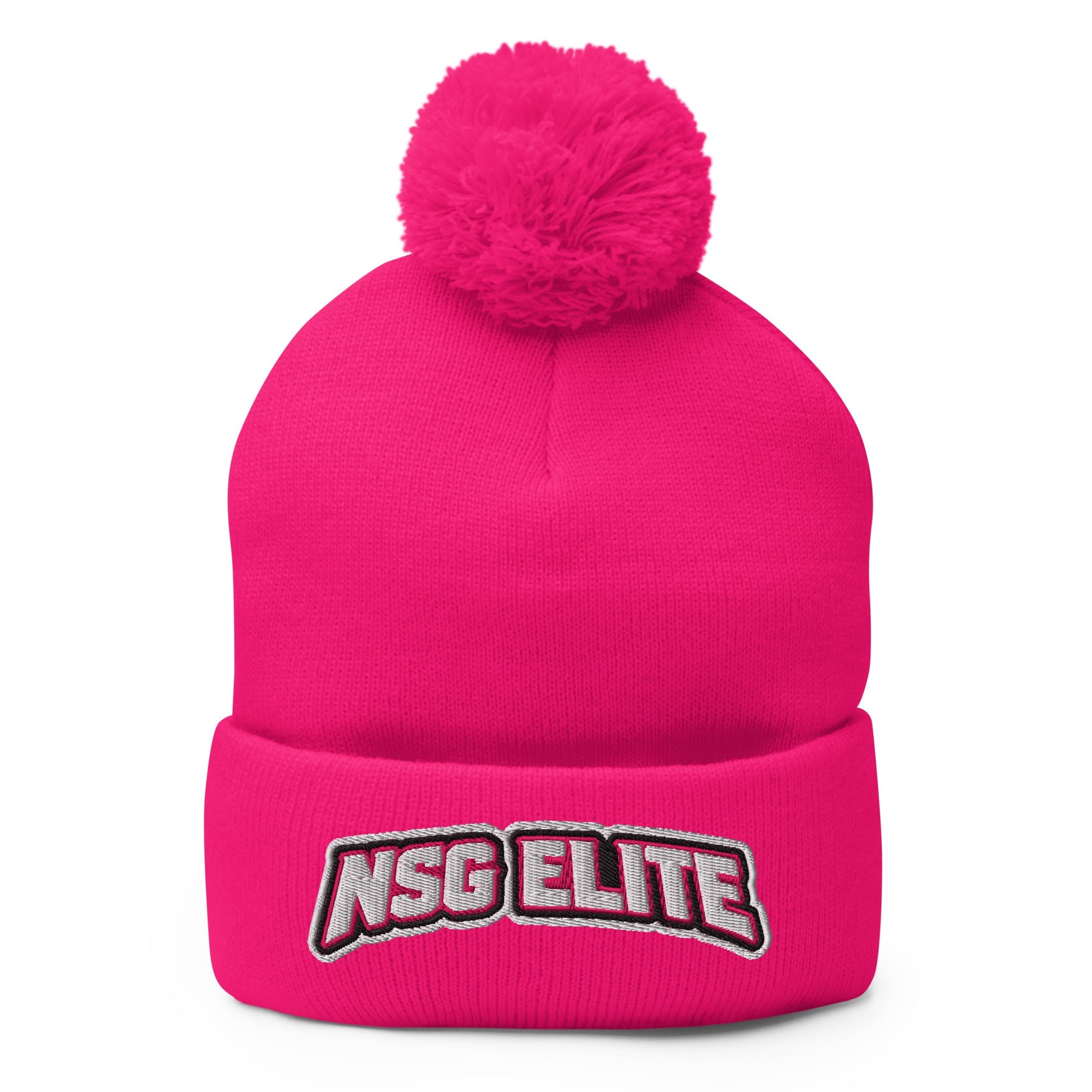 Pom - Pom Beanie | NSG Elite Women’s Basketball | Vanguard Shield Logo