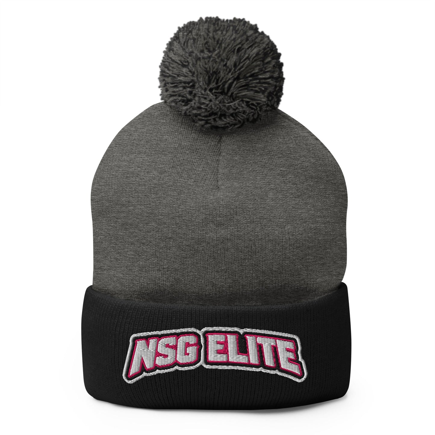Pom - Pom Beanie | NSG Elite Women’s Basketball | Vanguard Shield Logo