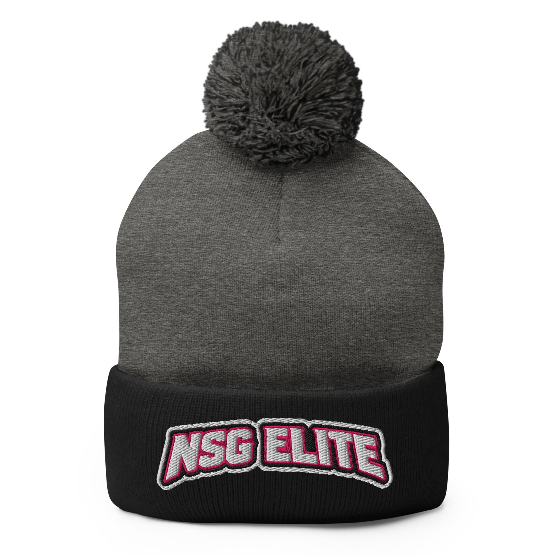 Pom - Pom Beanie | NSG Elite Women’s Basketball | Vanguard Shield Logo