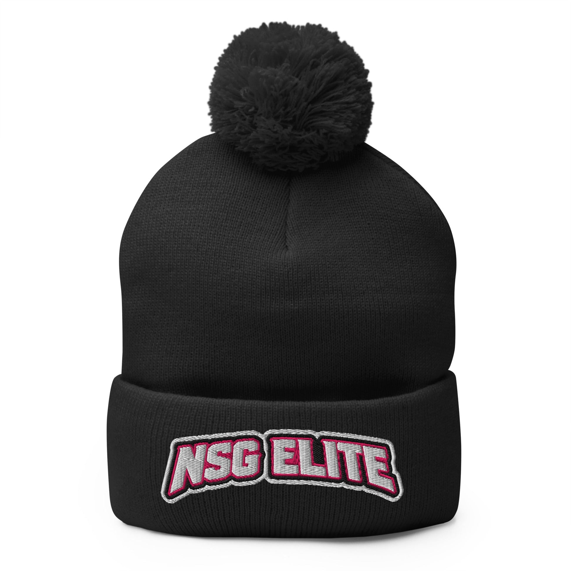 Pom - Pom Beanie | NSG Elite Women’s Basketball | Vanguard Shield Logo