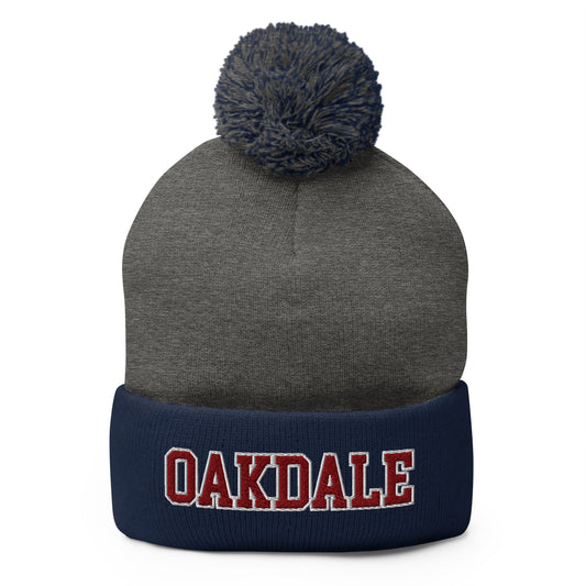Pom - Pom Beanie | Oakdale Youth League | Script Logo
