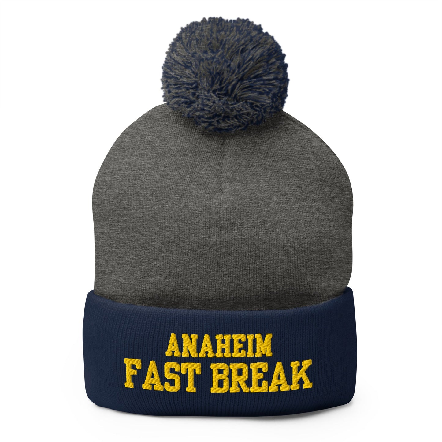 Pom - Pom Beanie | OC FASTBREAK | Fast Break Logo